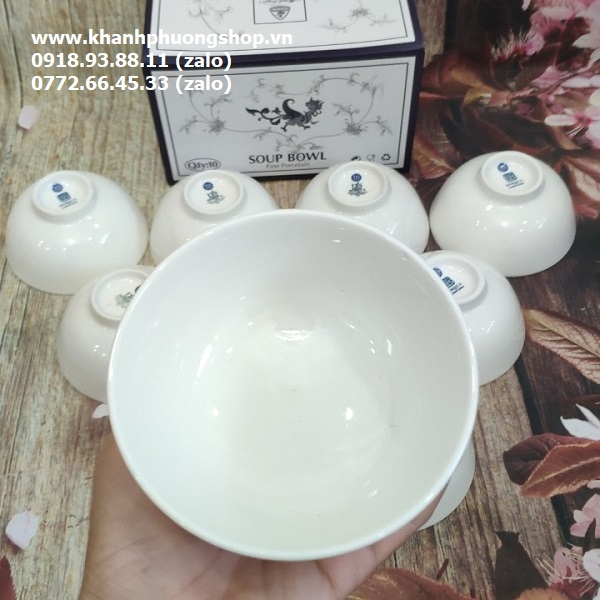chén sứ trắng Minh Long - chén sứ trắng minh long