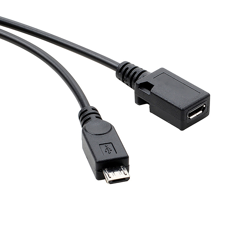 1Pc 20cm 2 In 1 Micro USB Host Power Y Splitter USB 2.0 Port Terminal Adapter OTG Cable. 