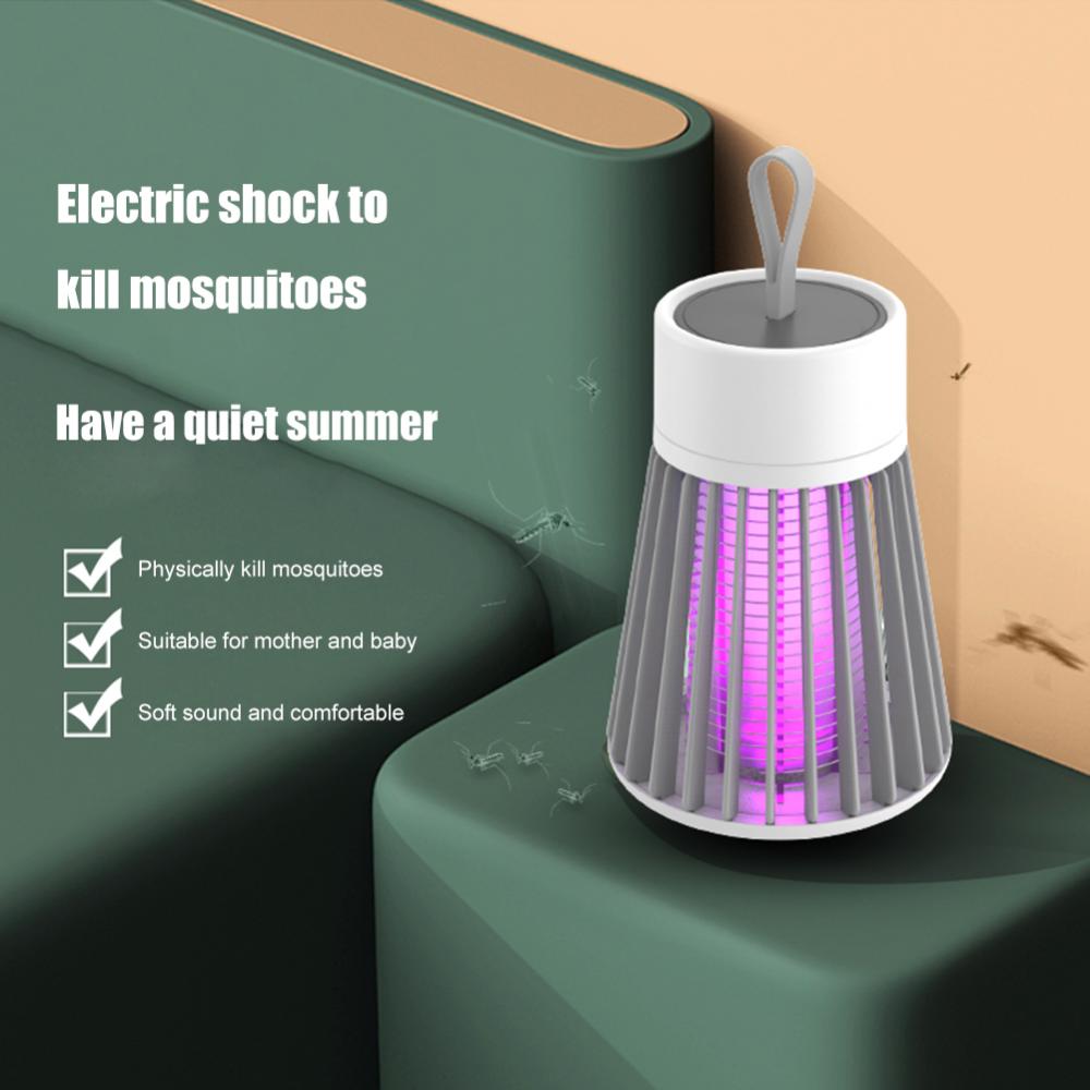 Electric Mosquito Killer Lamp Portable LED Light Fly Bug Insect Trap Zapper