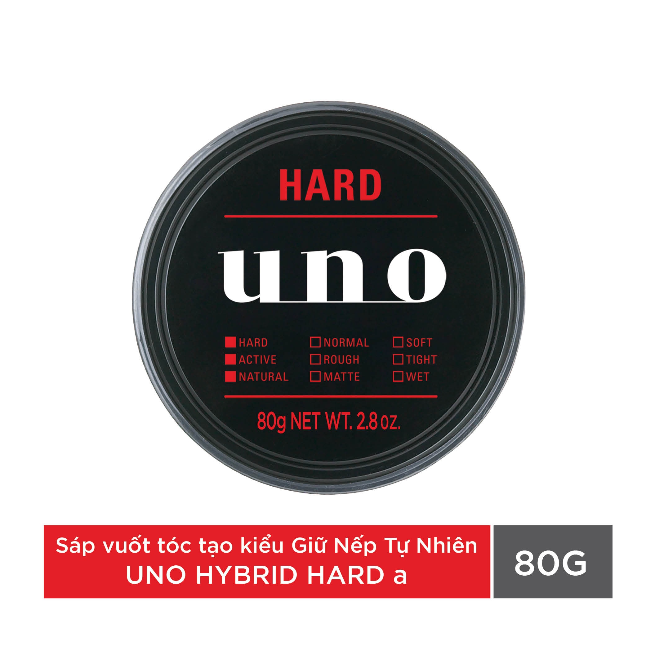 Sáp Vuốt Tóc Tạo Kiểu Nam Cao Cấp Uno 80g