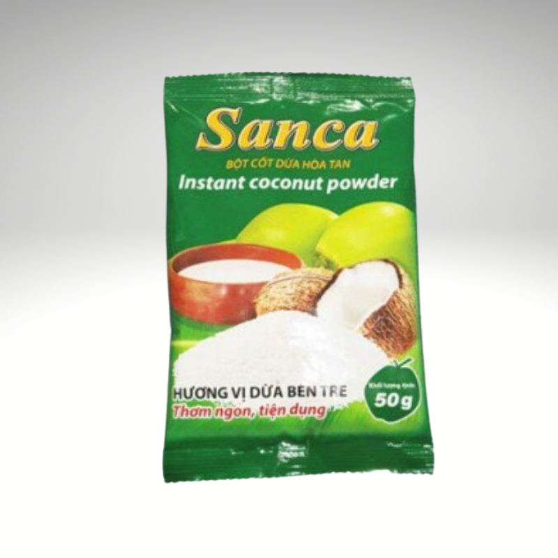 bột cốt dừa sanca gói 50g