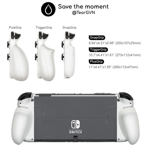 Bộ GripCase TPU và túi Maxcarry Skull & Co cho Nintendo Switch Oled