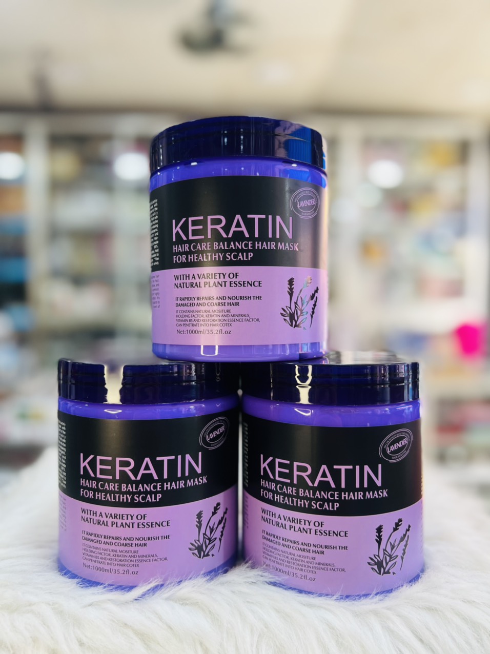 Dầu hấp ủ tóc keratin màu tím hàn quốc 1000ml