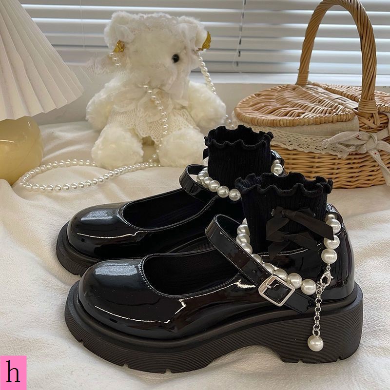 Giày mary jane Da Đế Dày size Lớn 35-44 41 Thời Trang Cho Nữ
