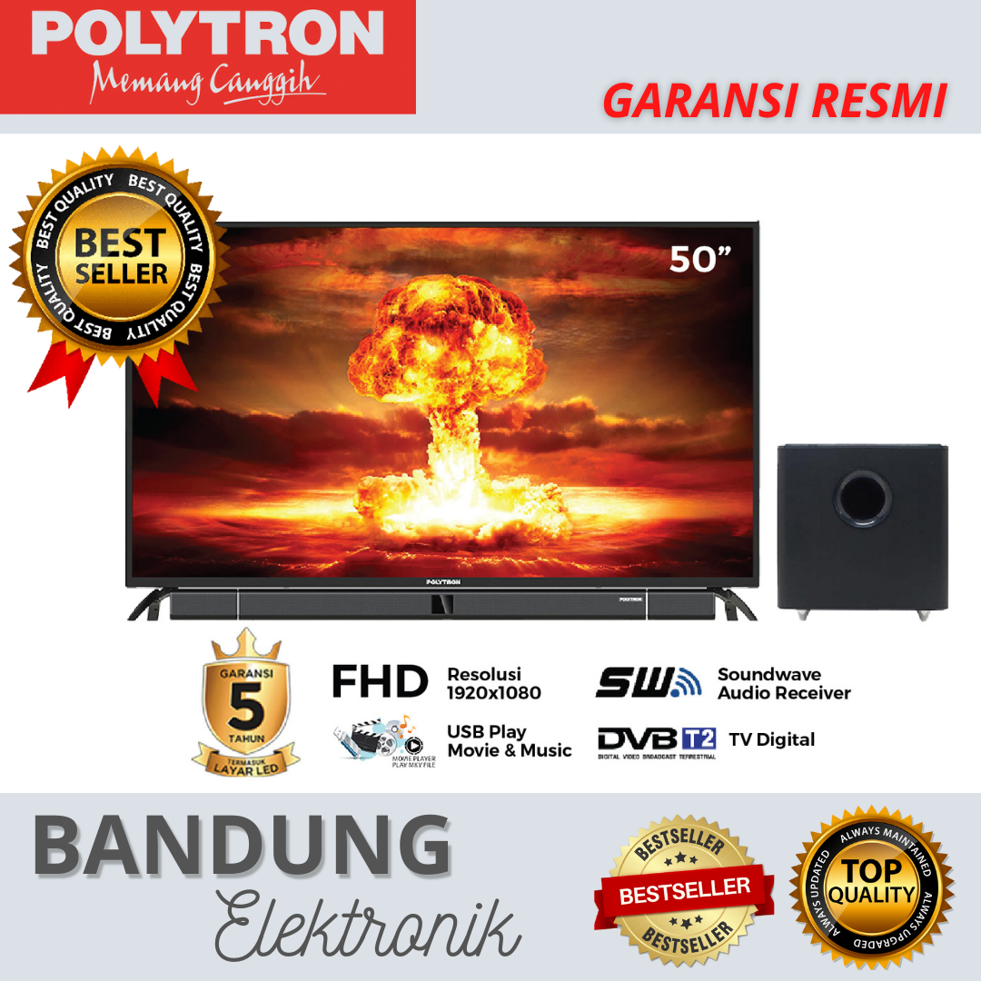 Tv Polytron Soundbar 50 Inch TV POLYTRON 50 Inch DIGITAL PLD