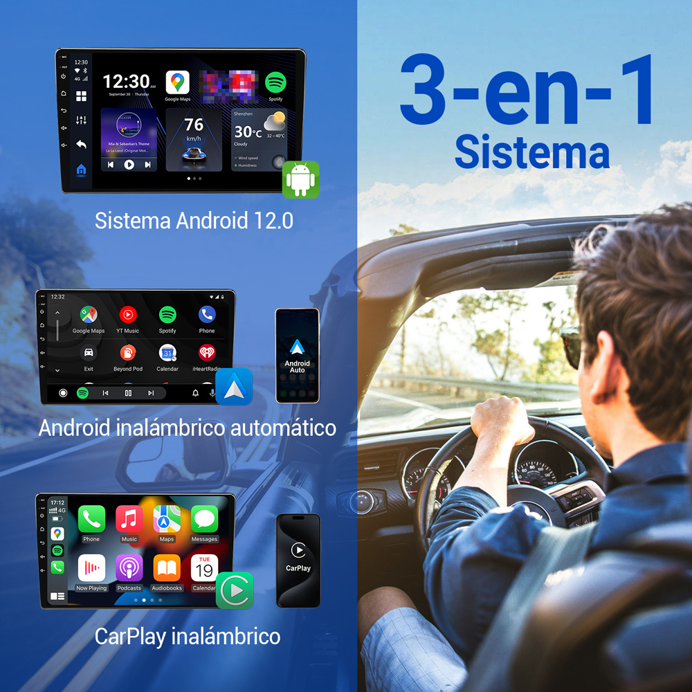 P3 Android Automotive Os Ottocast P3 CarPlay TV Box for Netflix Spotify Android Auto Car Play ...