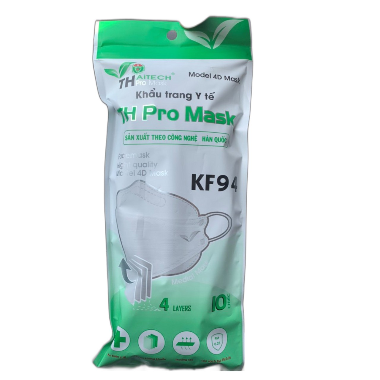300 CHIẾC KHẨU TRANG Y TẾ KF94 TH PRO MASK 4 lớp