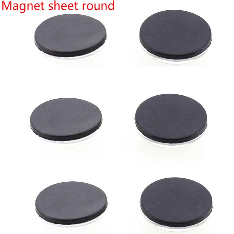 12X2mm/2x33mm self adhesive disc magnets round rubber magnetic craft dots