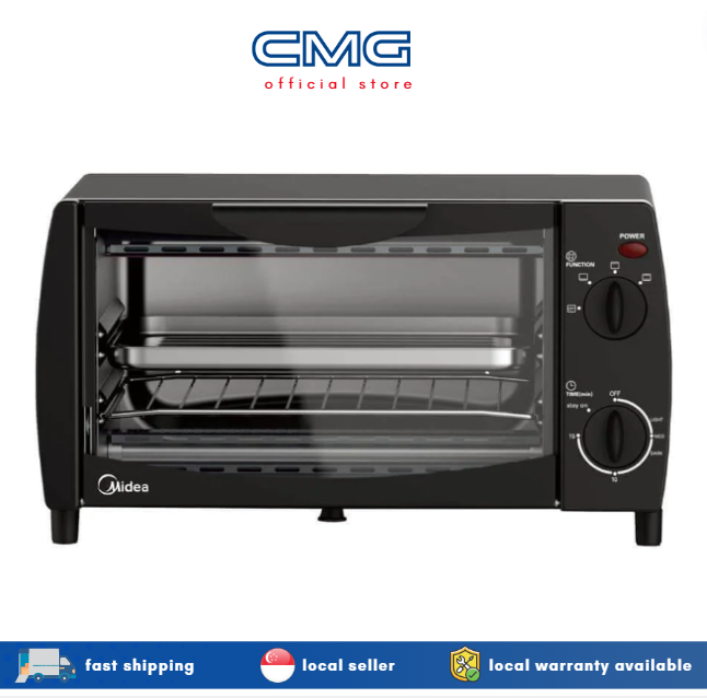 Midea 10L Toaster Oven MEO-10BDW-BK Lazada Singapore