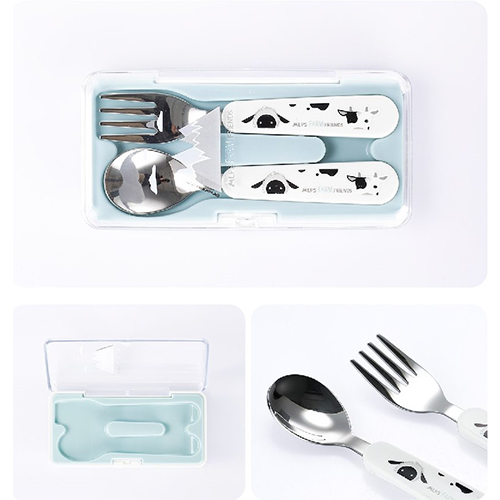 [K2V Shop] Bộ Muỗng Nĩa Ăn Dặm Cho Bé Stenlock