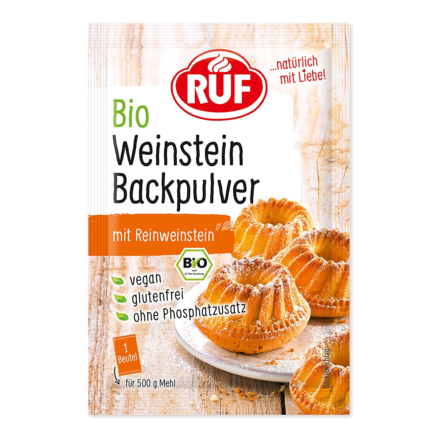 Bột nở hữu cơ RUF - Organic Baking Powder Ruf