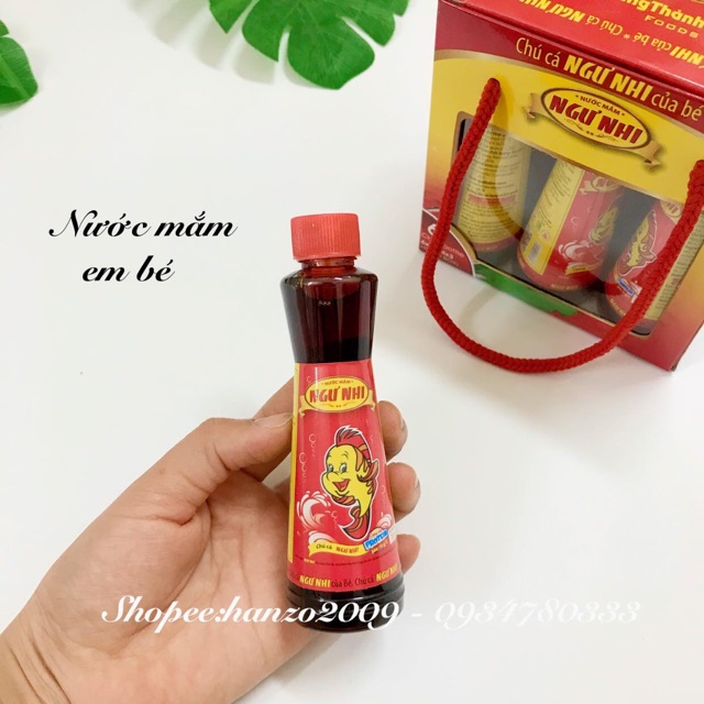 Nước mắm Ngư Nhi cho bé chiết xuất cá cơm