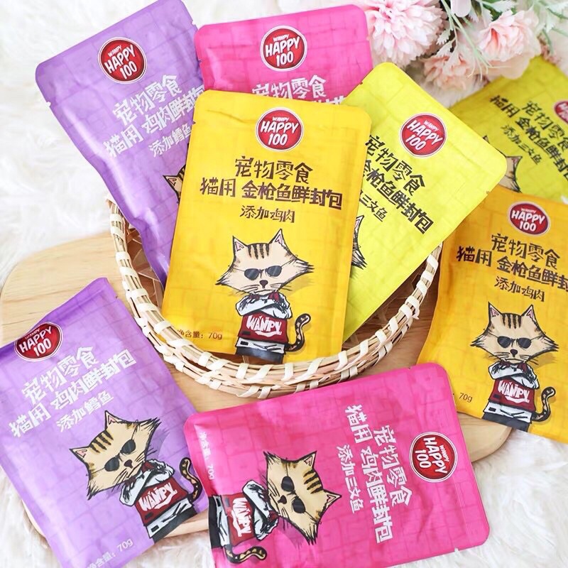 [HCM]Pate Wanpy Happy 100 cho mèo