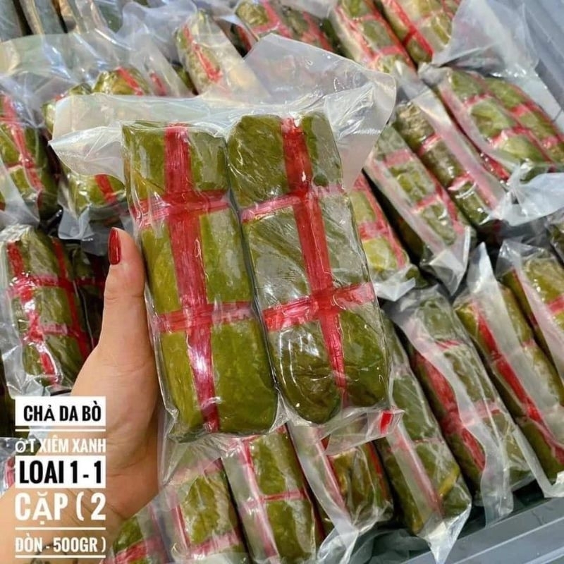chả bò ớt xiêm xanh ( 500g) 2 đòn