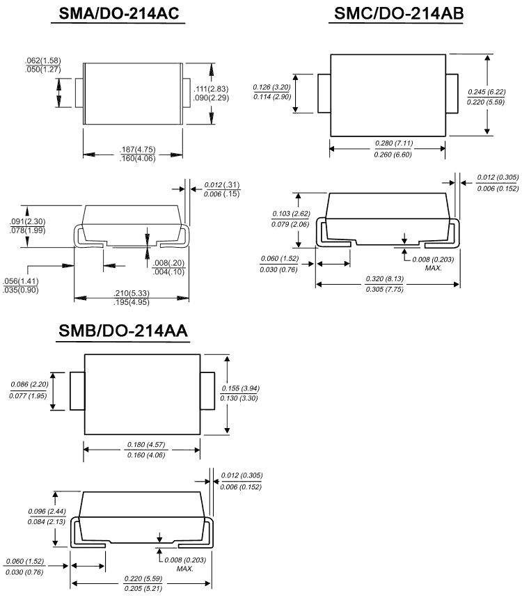 10ชิ้น SS34 SK34 3A/40V 1N5822 SMC DO-214AB ไดโอด Schottky - SZNYT ...