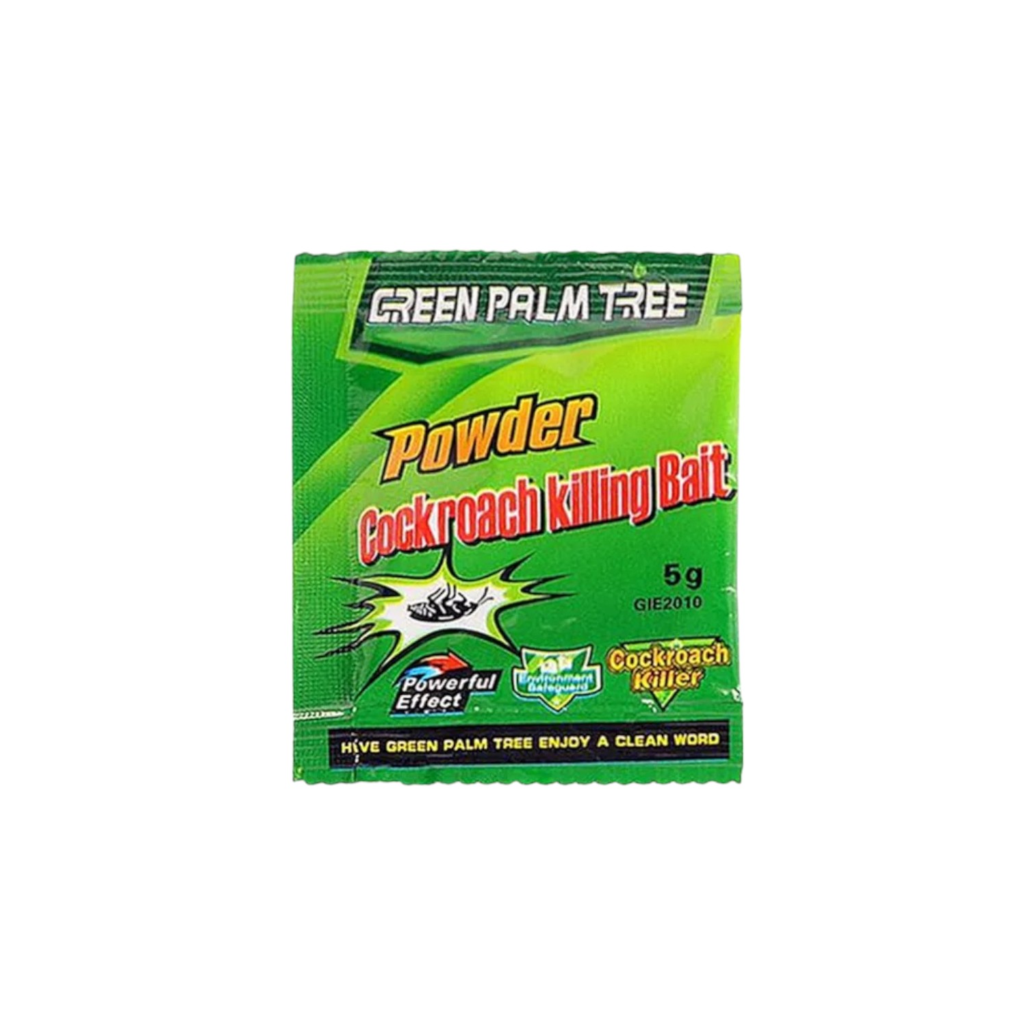Cockroach Killer Powder | Green Leaf Pest Control | 1, 3, 6, 10 Pack Options | 5g Per Bag | Long-Lasting Roach Repellent | Covers Large Areas | Best for Infestations in Homes & Workspaces.
