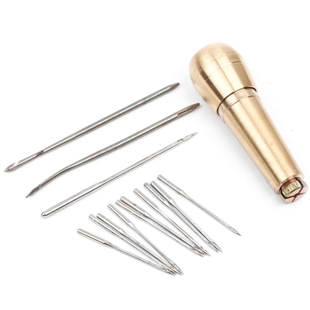 CAYCXT SHOP Có thể thay thế Bộ dụng cụ may Da Đa chức năng Kim Khâu Dụng cụ may Đồ da thủ công Dụng cụ sửa giày May da tự làm