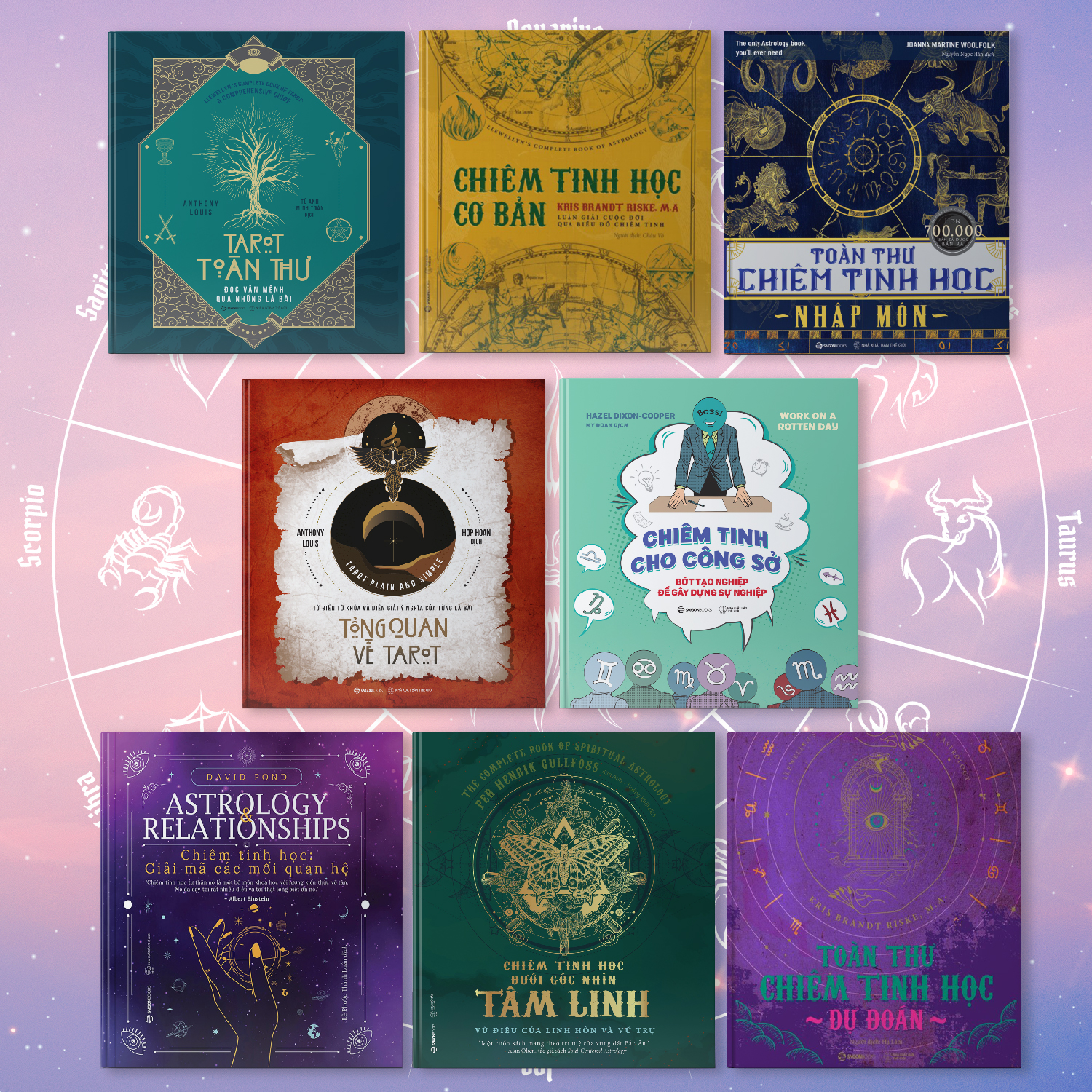 Bộ Sách Chiêm Tinh - Tarot (Bộ - Lẻ)