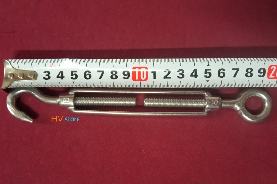 Loại không gỉ - Tăng đơ inox số 5/6/8/10 (tự chọn kích cỡ)