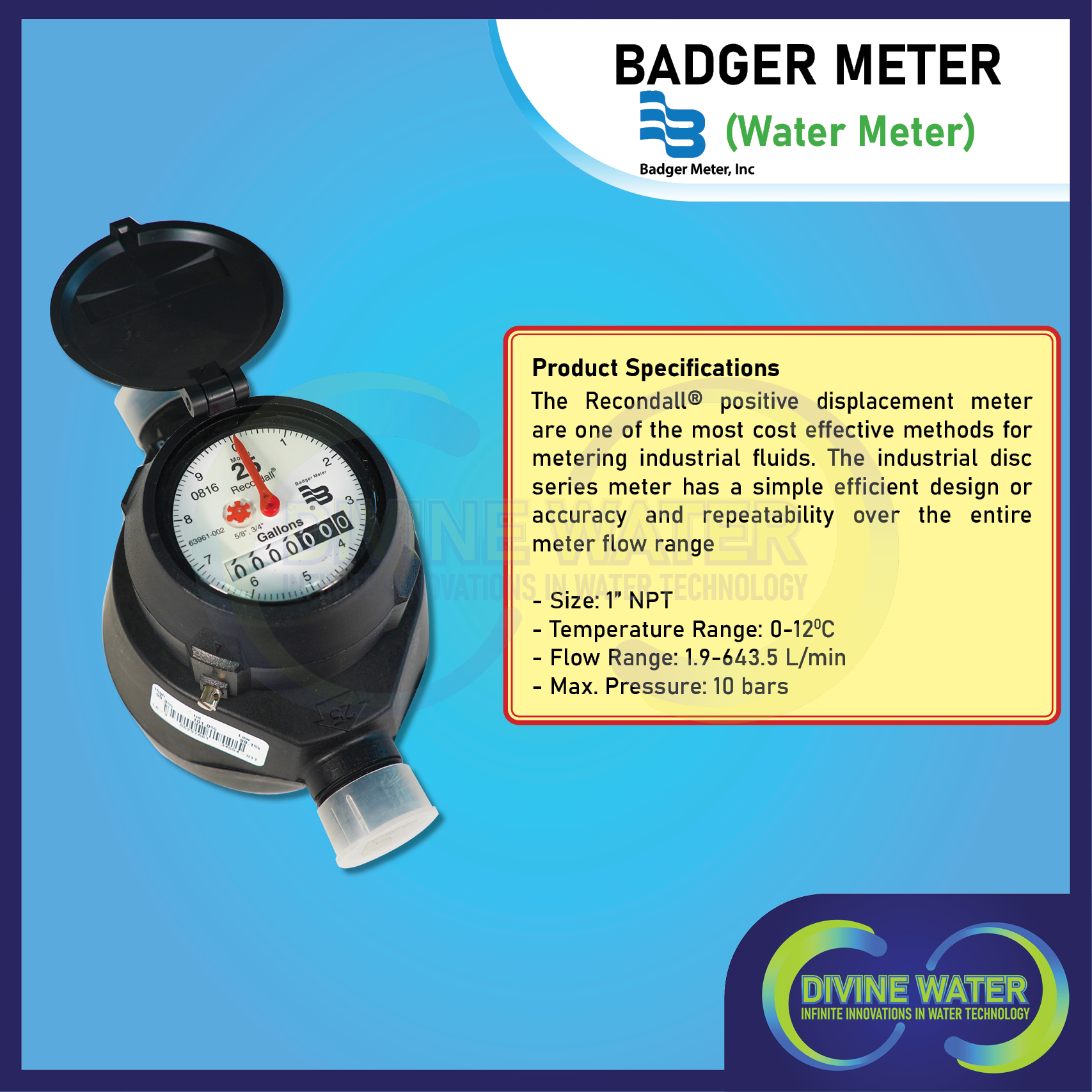 Badger Meter (Water Meter) Lazada PH