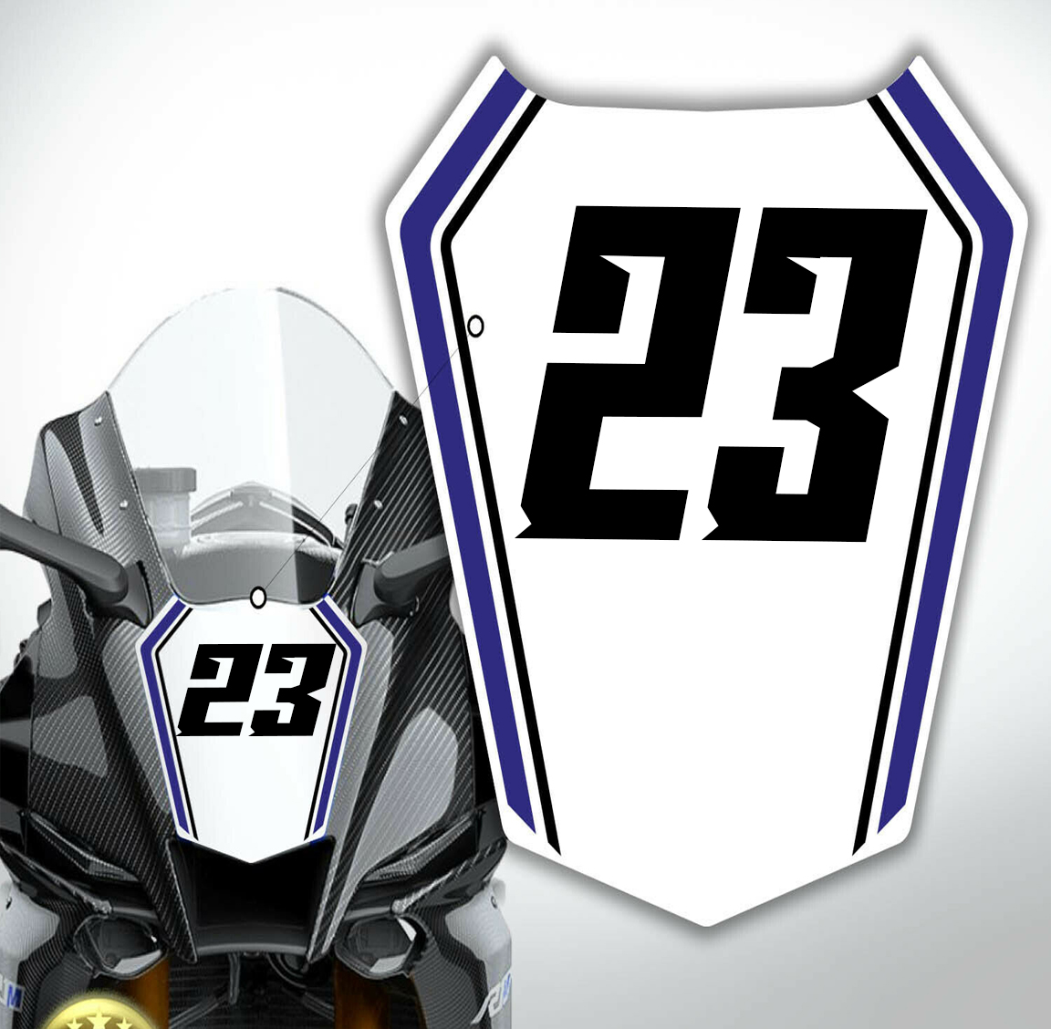 Racing Number Sticker High Quality Weatherproof Decal 5 INCHES | Lazada PH