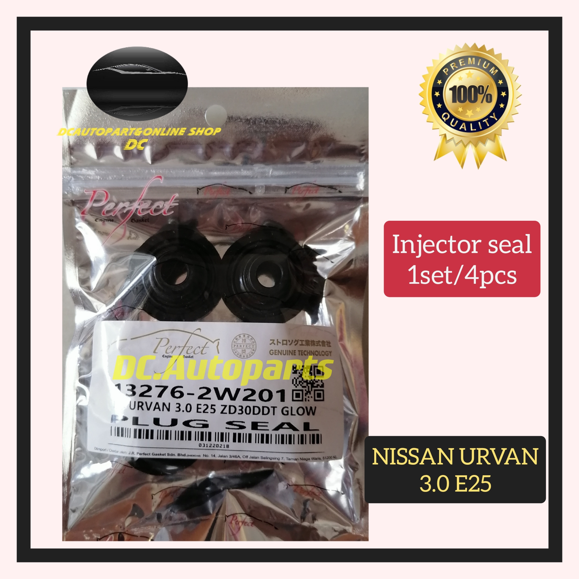 NISSAN URVAN E25 ZD30 GLOW PLUG SEAL / INJECTOR SEAL (1SET /4PCS) Lazada