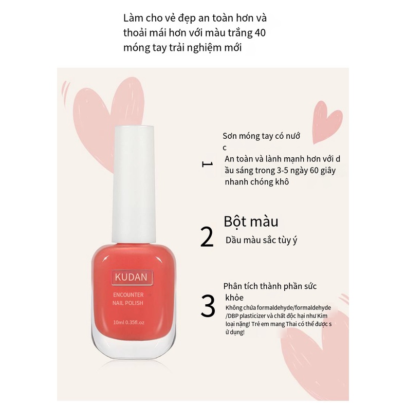 Sơn Móng Tay 10ml Khô Nhanh Màu Sắc Thời Trang