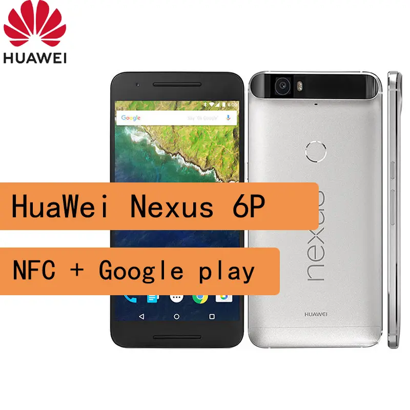ภาพหน้าปกสินค้าGlobal Version Celular มาร์ทโฟน H Nexus 6P 1440X2560พิกเซล Snapdragon 810 NFC โทรศัพท์มือถือ Android โทรศัพท์มือถือ จากร้าน SmartphoneTop1 บน Lazada