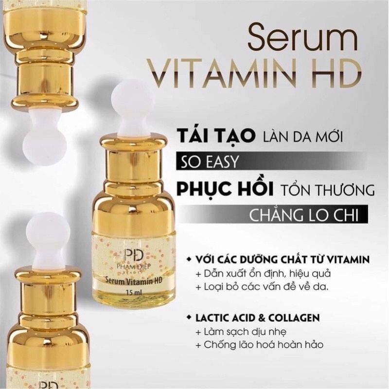 (Chính hãng 100%) Serum Phạm Điệp HD dưỡng trắng da