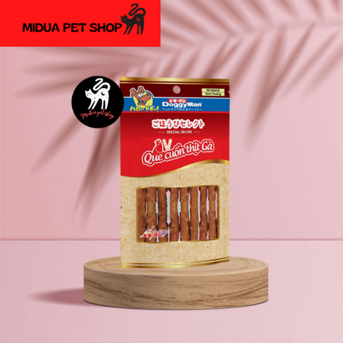[Hoàn Tiền 10%] Que cuốn thịt gà cho chó Doggyman Nhật
