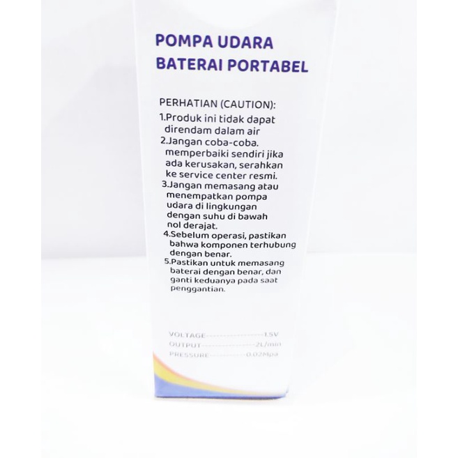 Pompa Udara Airpump Baterai portable SKP 002