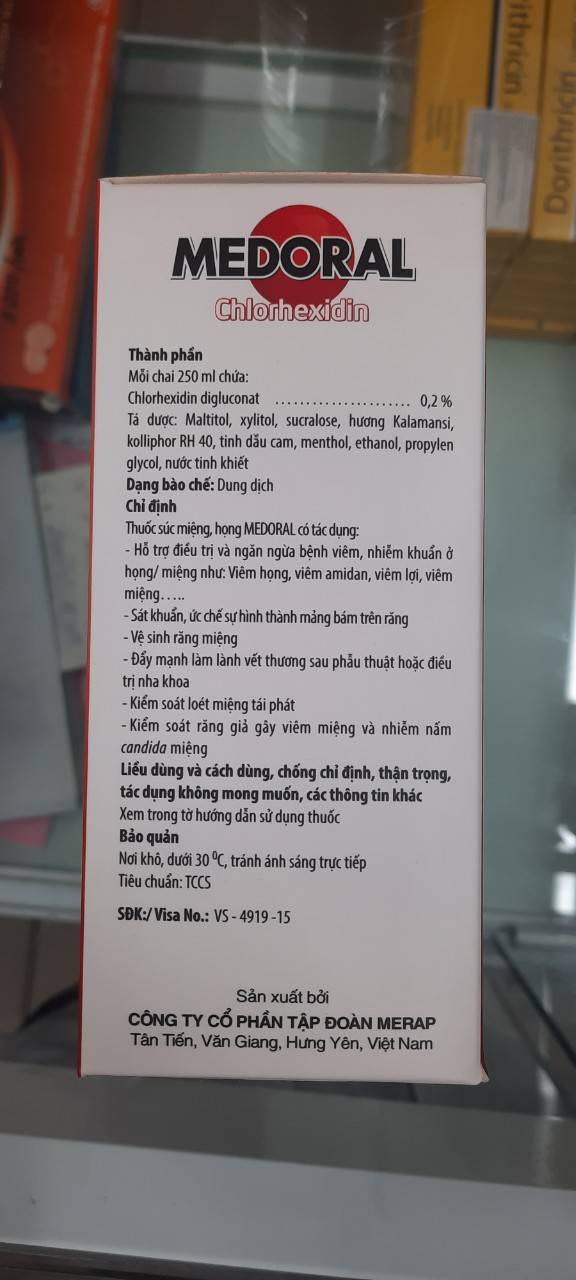 Nước Súc Miệng Medoral 250ml