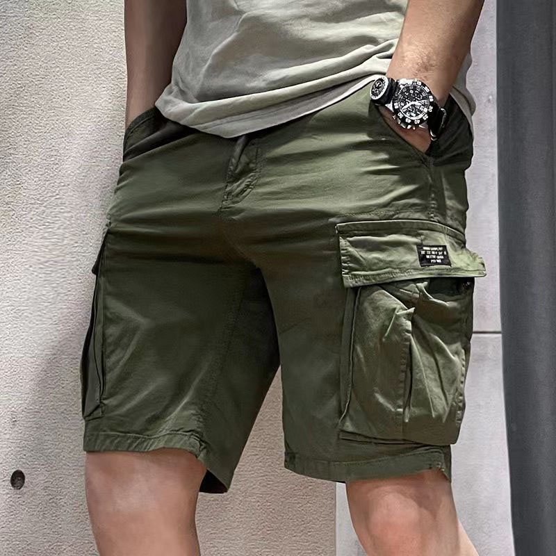 VUNC | Men's Shorts - Versatile five-part pants loose straight leg multi-pocket outdoor athleisure pants