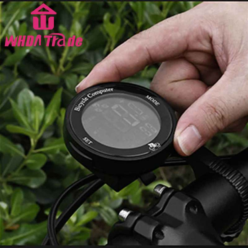 Không Dây máy tính Xe Đạp Không Thấm Nước Đồng hồ đo đường cho xe đạp đa chức năng màn hình LCD Đồng hồ đo tốc độ đạp xe Xe Đạp Leo Núi Đồng hồ tốc độ