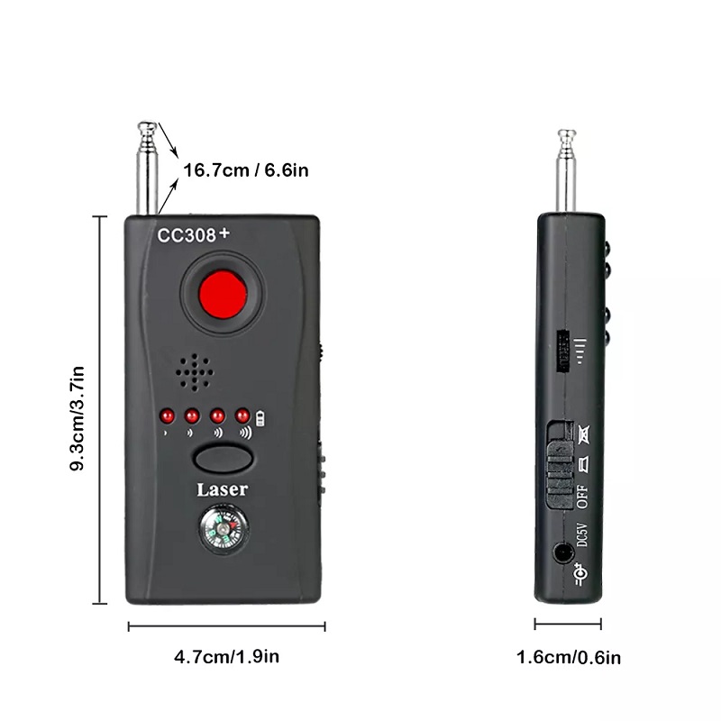 Máy dò camera CC308 - Thiết bị dò máy ghi âm - camera CC308+