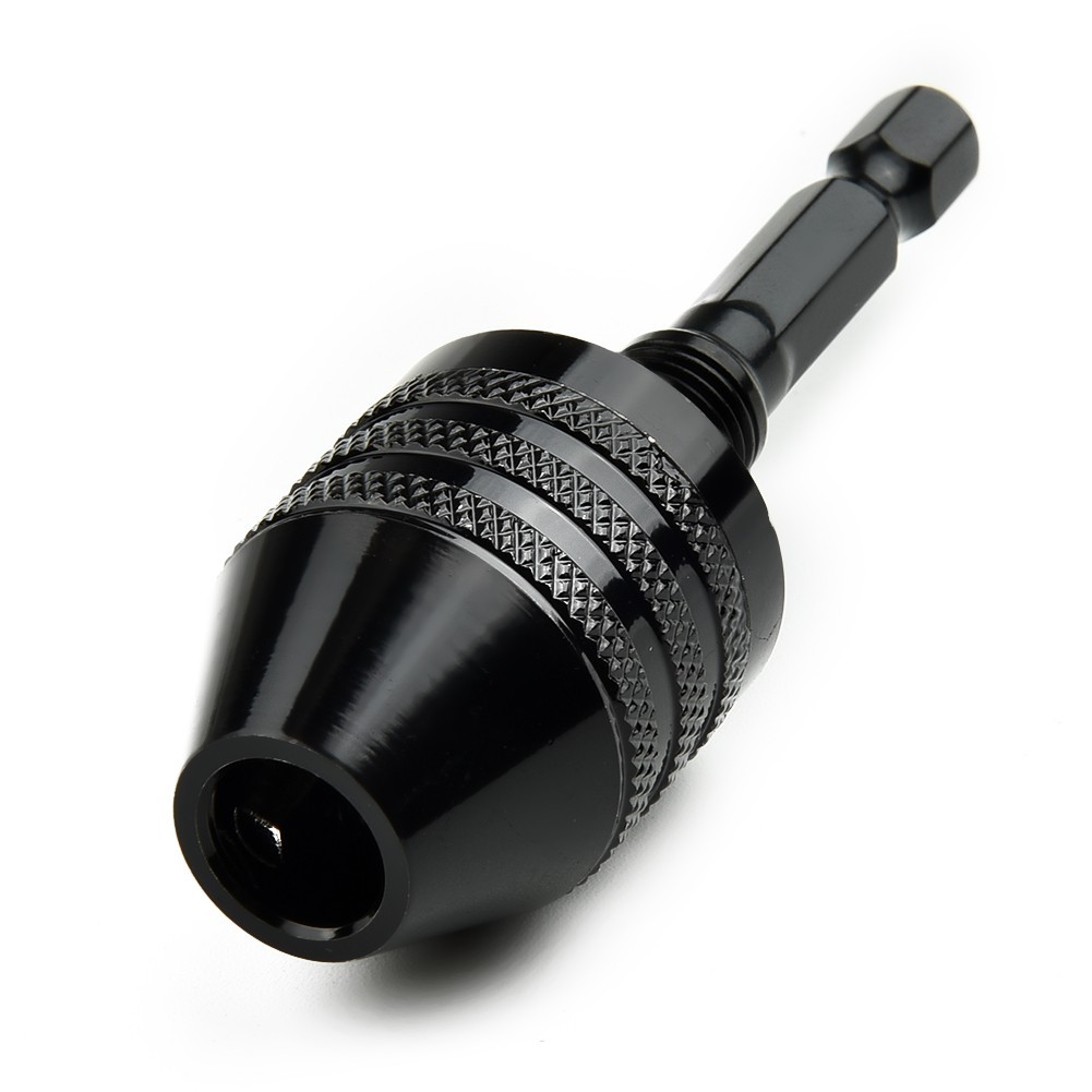 (1/4) Keyless Chuck Conversion Hex Shank-Adapter Drill Bit Quick-Change-Driver