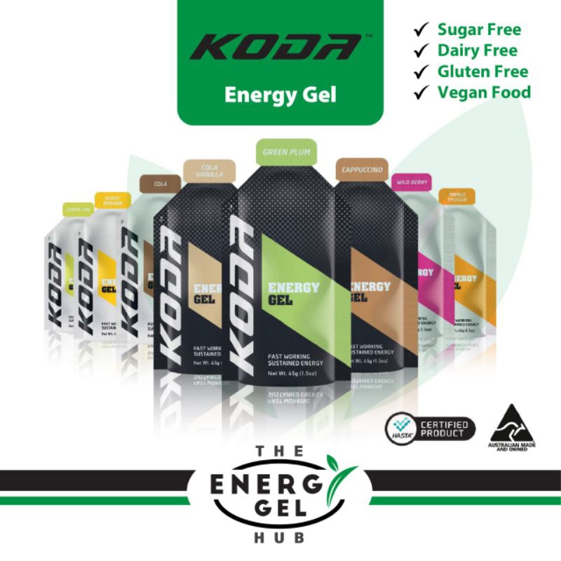 KODA Nutrition Energy Gel Power Gel 45g♭ Lazada