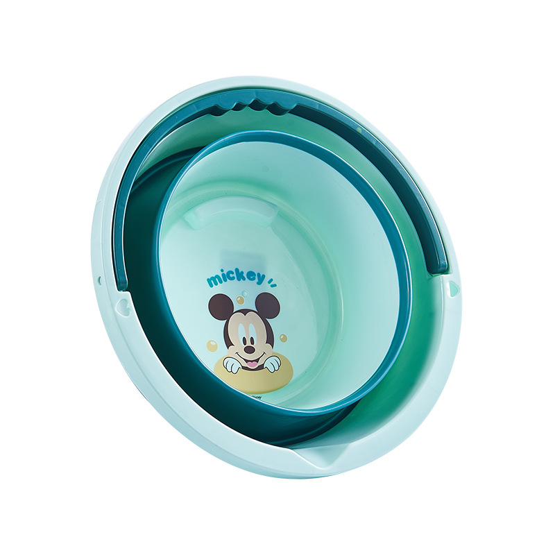 Folding Water Bucket Strawberry Bear Cartoon Outdoor Home Water Bucket Fishing Bucket Children's Art Bucket