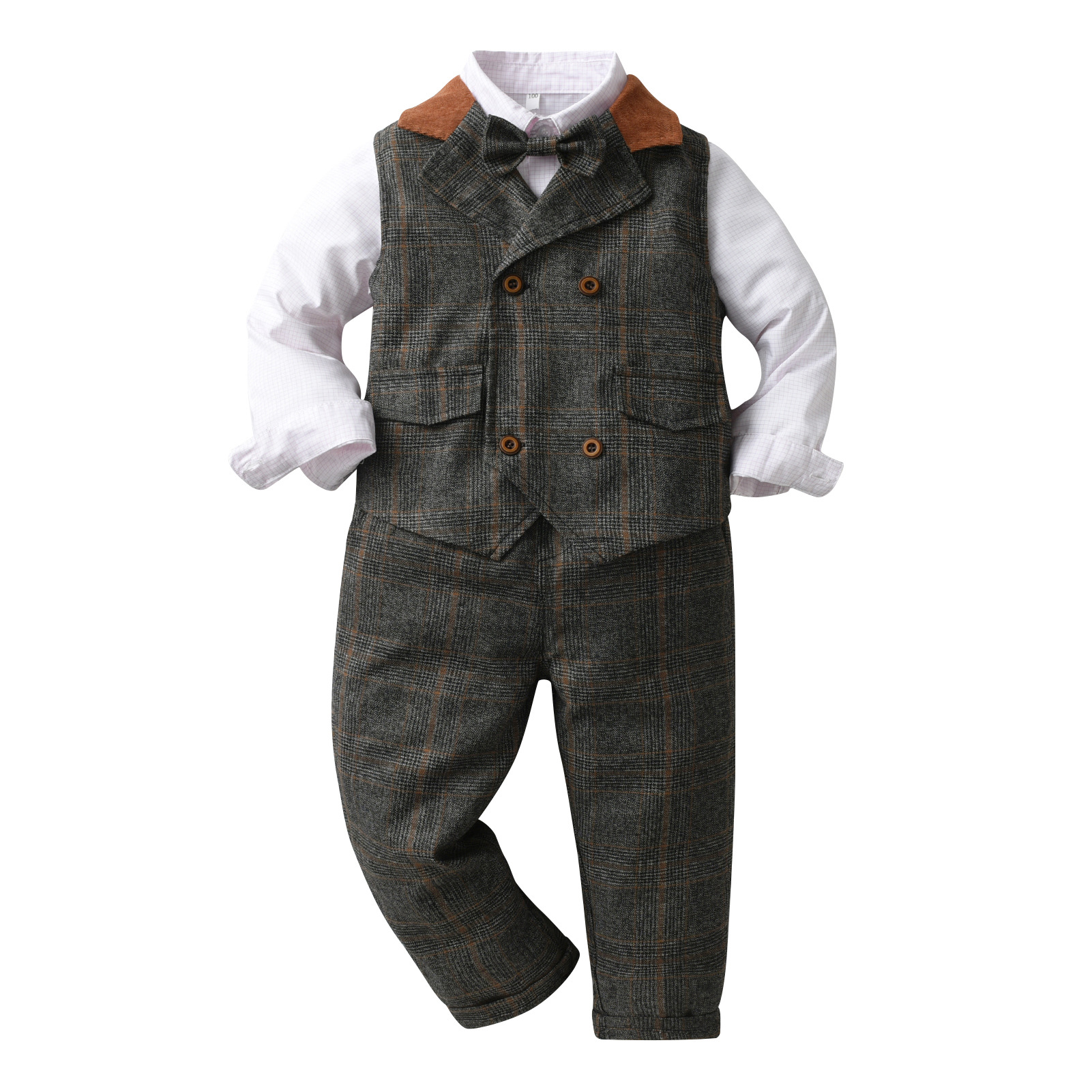 Baby Boy Suit Set Formal Boys Clothing Set Boy Gentleman Tuxedo Sets