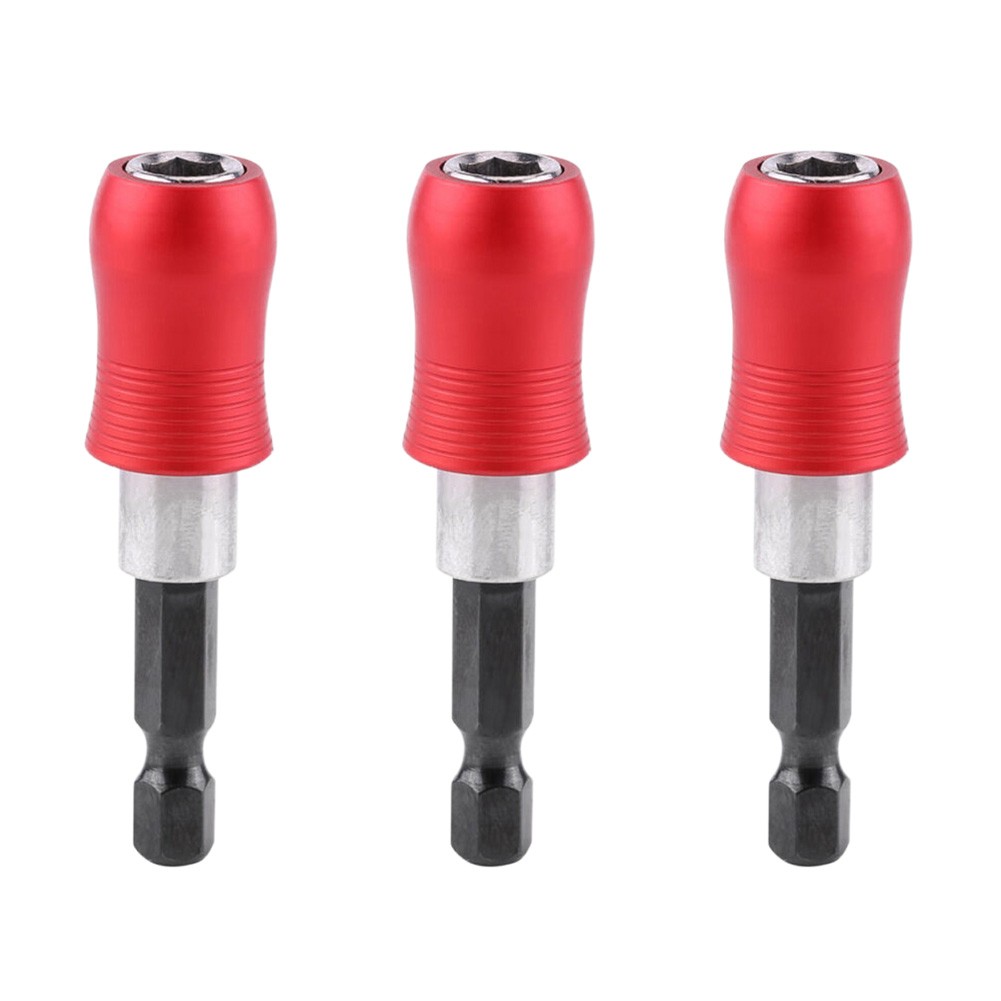 Easy to Use 60mm Extension Bit Holder Suitable for Various Tools Set of 3