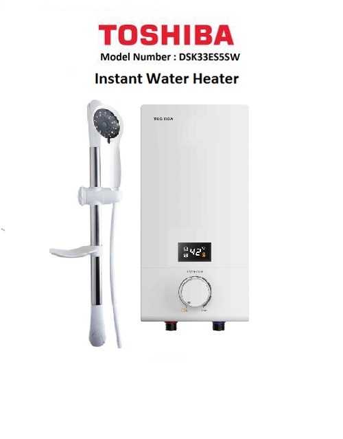 Toshiba Instant Water Heater (DSK33ES5SW) | Lazada Singapore