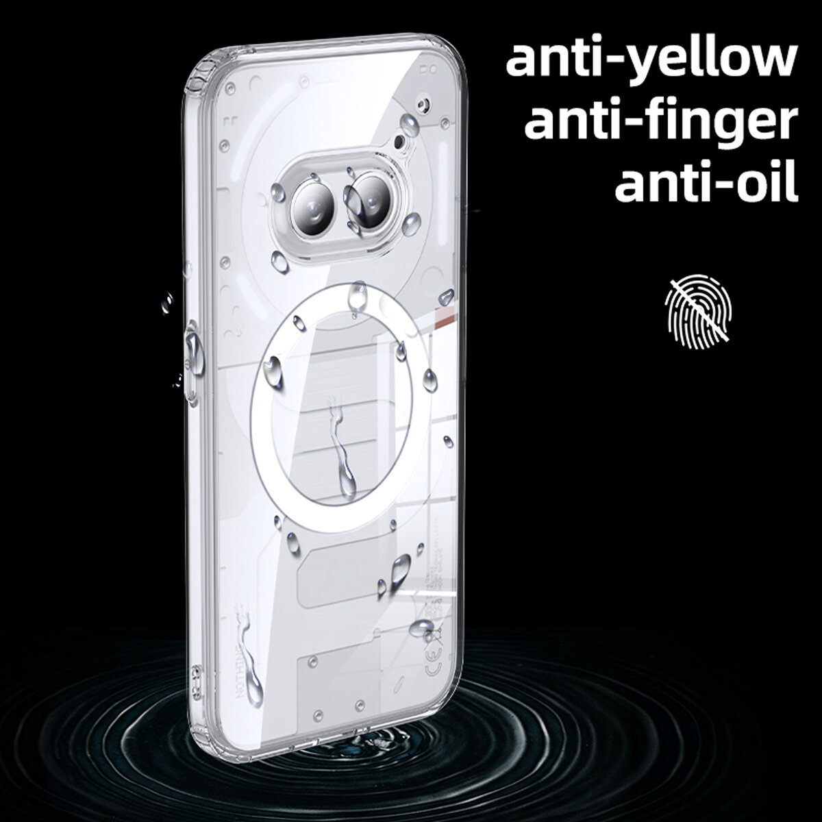 xprmy%20for%20Nothing%20Phone%202A%20transparent%20hard%20case%20anti-yellowing%20Ultra%20Thin%20Slim%20shockproof%20case%20-%20Image%205