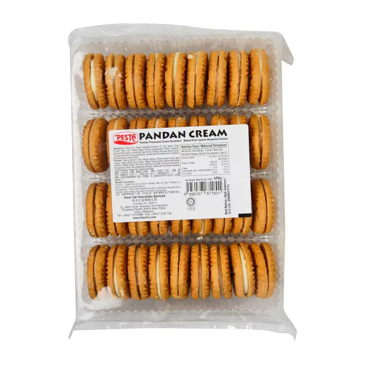 Hwa Tai Pesta Pandan Cream Biscuits Lazada Singapore