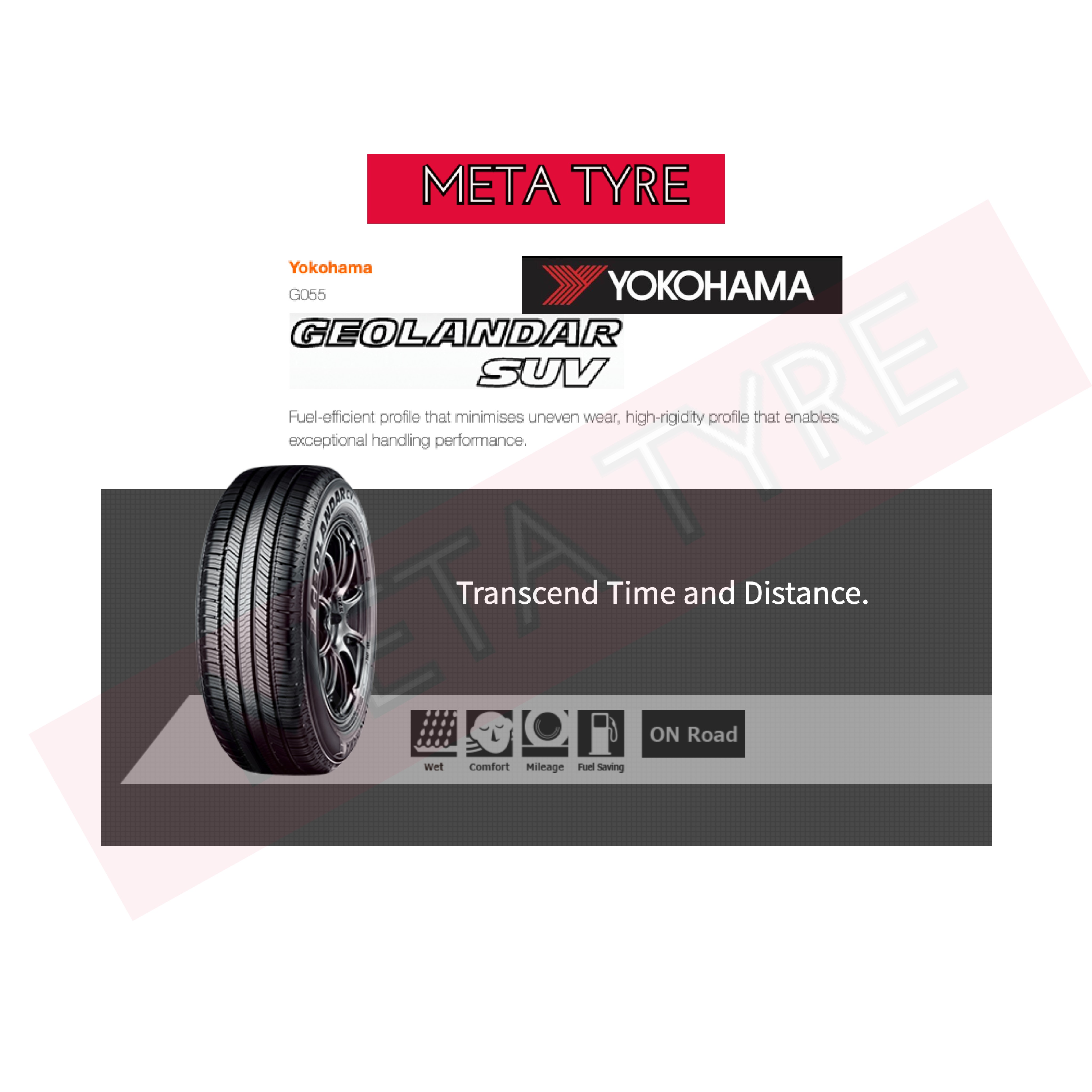 YOKOHAMA GEOLANDAR SUV G055 (Price include islandwide delivery and  installation various sizes available under variation, click and select  yours now) | Lazada Singapore