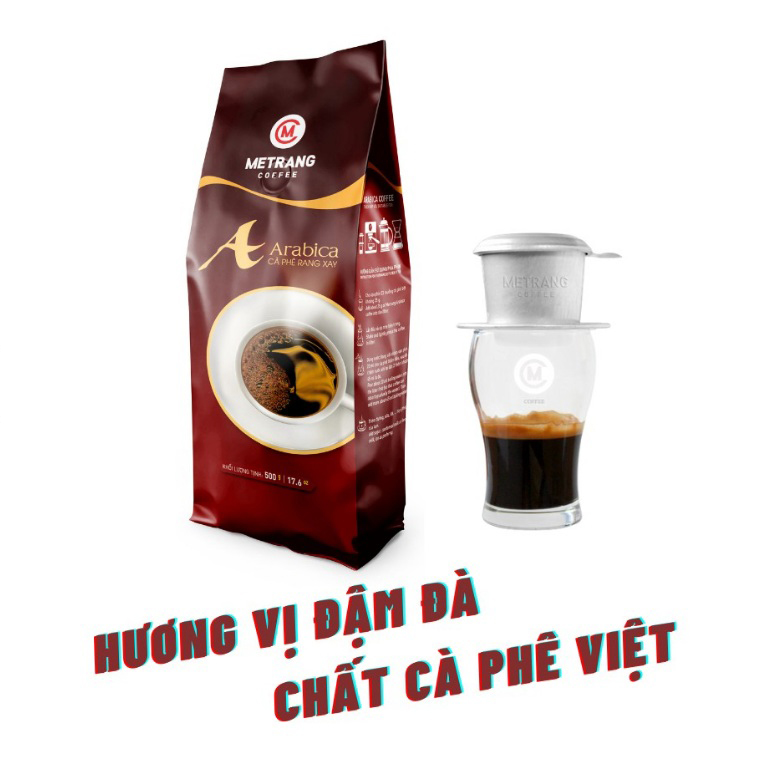 Cà Phê Mê Trang Arabica (100% Hạt Arabica)Túi Bột