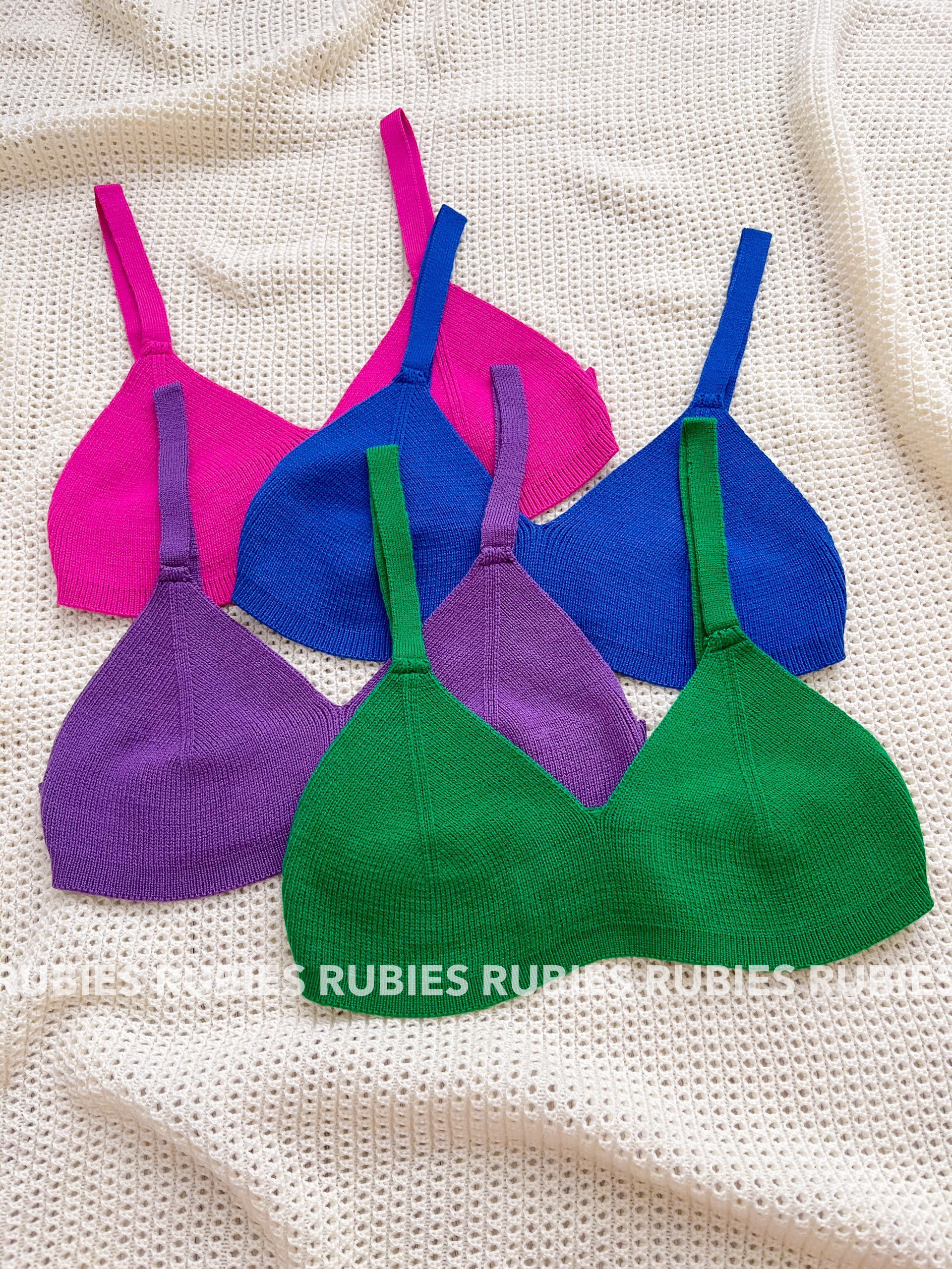 KNIT BRA- BY RUBIES