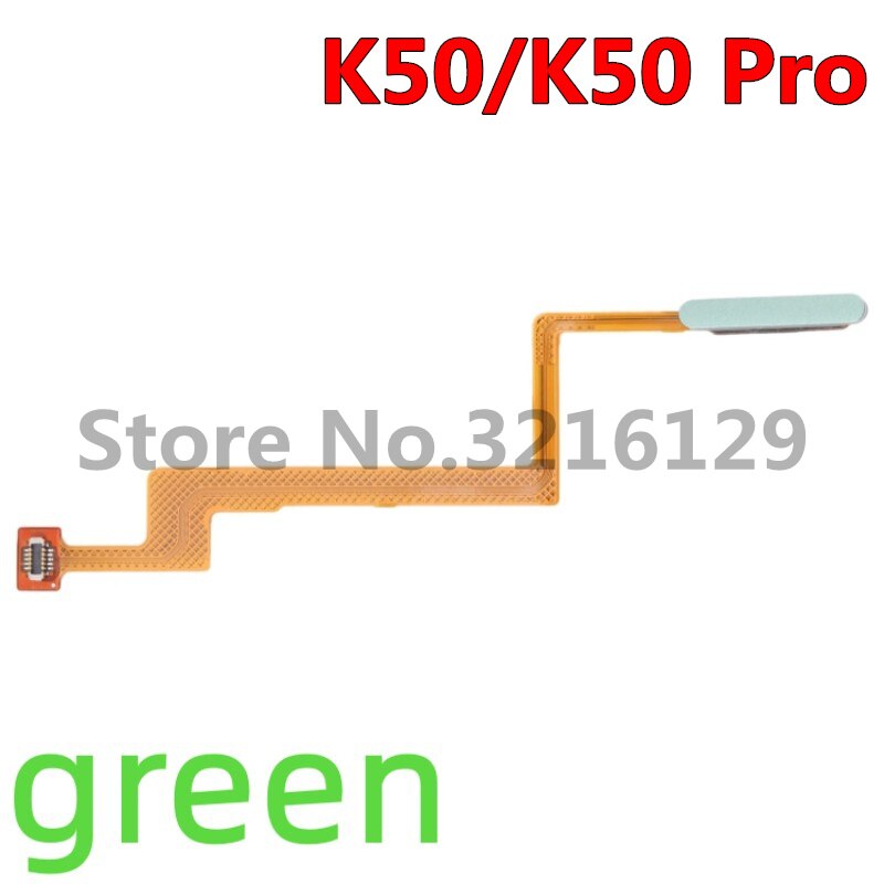 100% original for suitable for xiaomi redmi k30 k40 k50 pro k20 4g 5g gaming fingerprint sensor home return key menu button flex rion cable