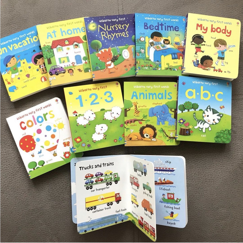 Bộ quà tặng Usborne Very First Words B00ki