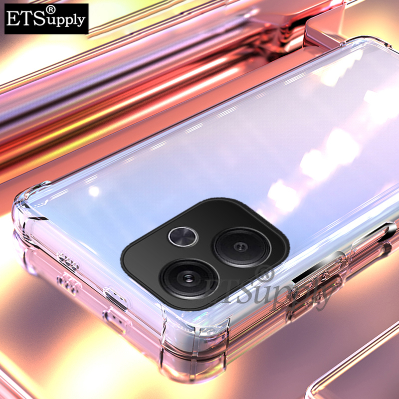Phone case For Redmi 13X Back Cover Soft Transparent Full Protection shockproof Armor For Back cover For Xiaomi Redmi 13X 4G case.
