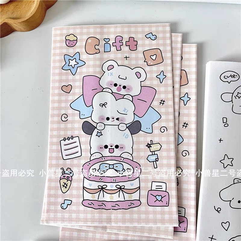 [TG24] Combo 10 túi giấy gói quà dễ thương (mix mẫu)